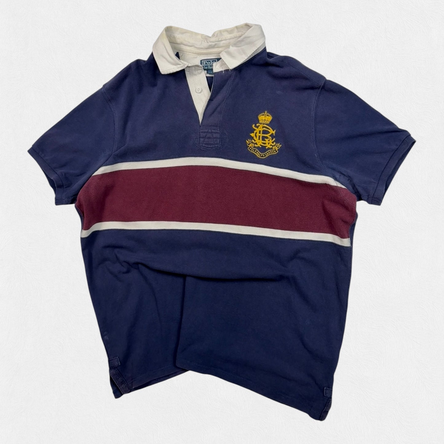 Vintage Polo Ralph Lauren crest rugby polo shirt (XXL)