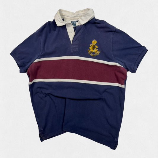 Vintage Polo Ralph Lauren crest rugby polo shirt (XXL)