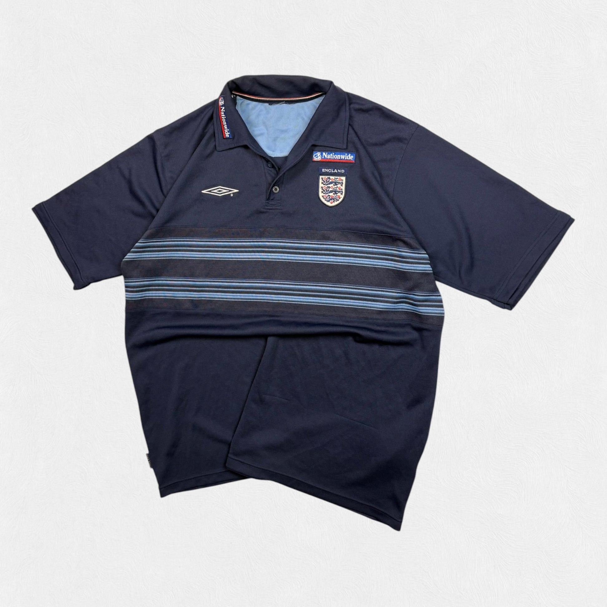 Vintage England 2000/01 Umbro training polo shirt (XL)