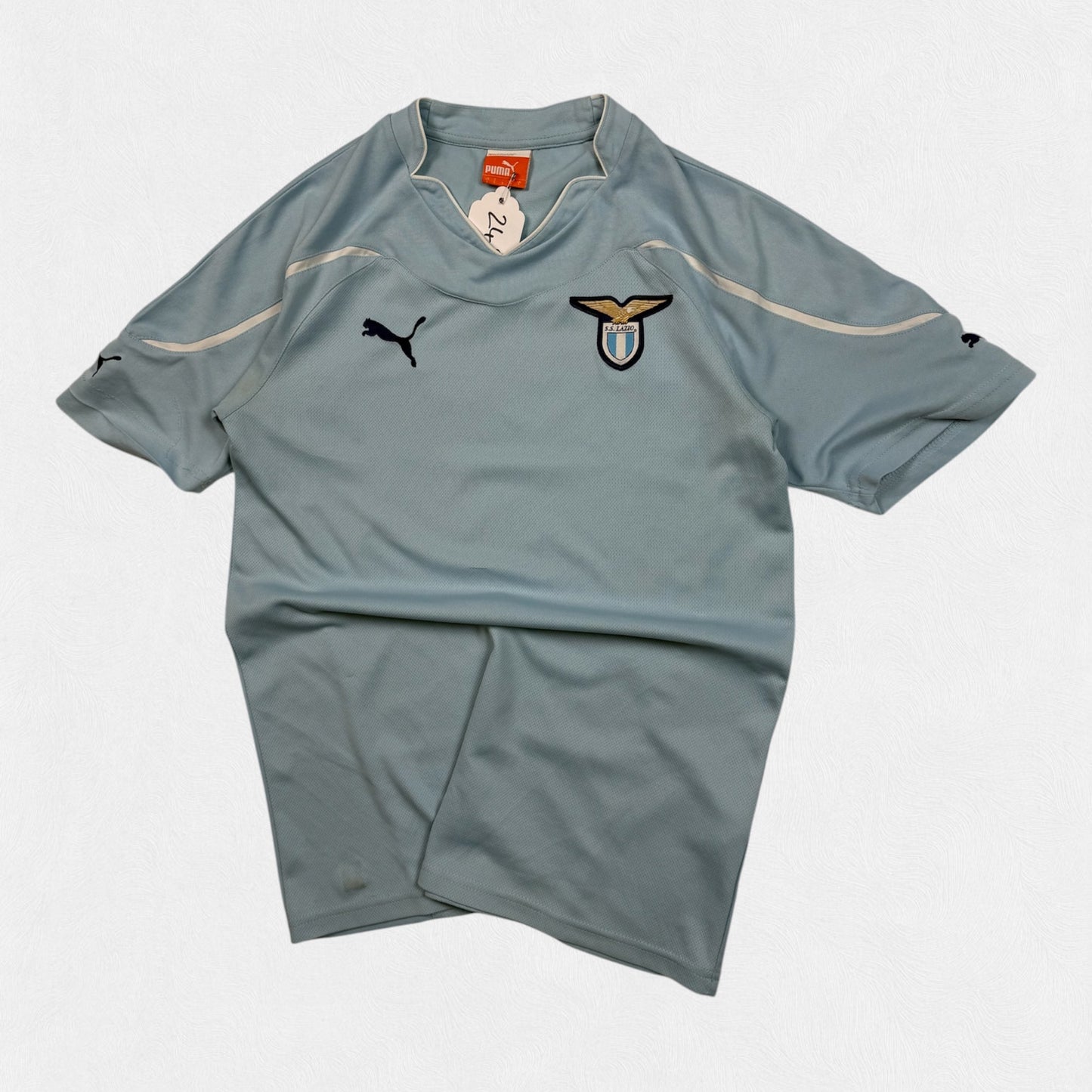 Lazio 2010/11 Puma home football shirt (S)