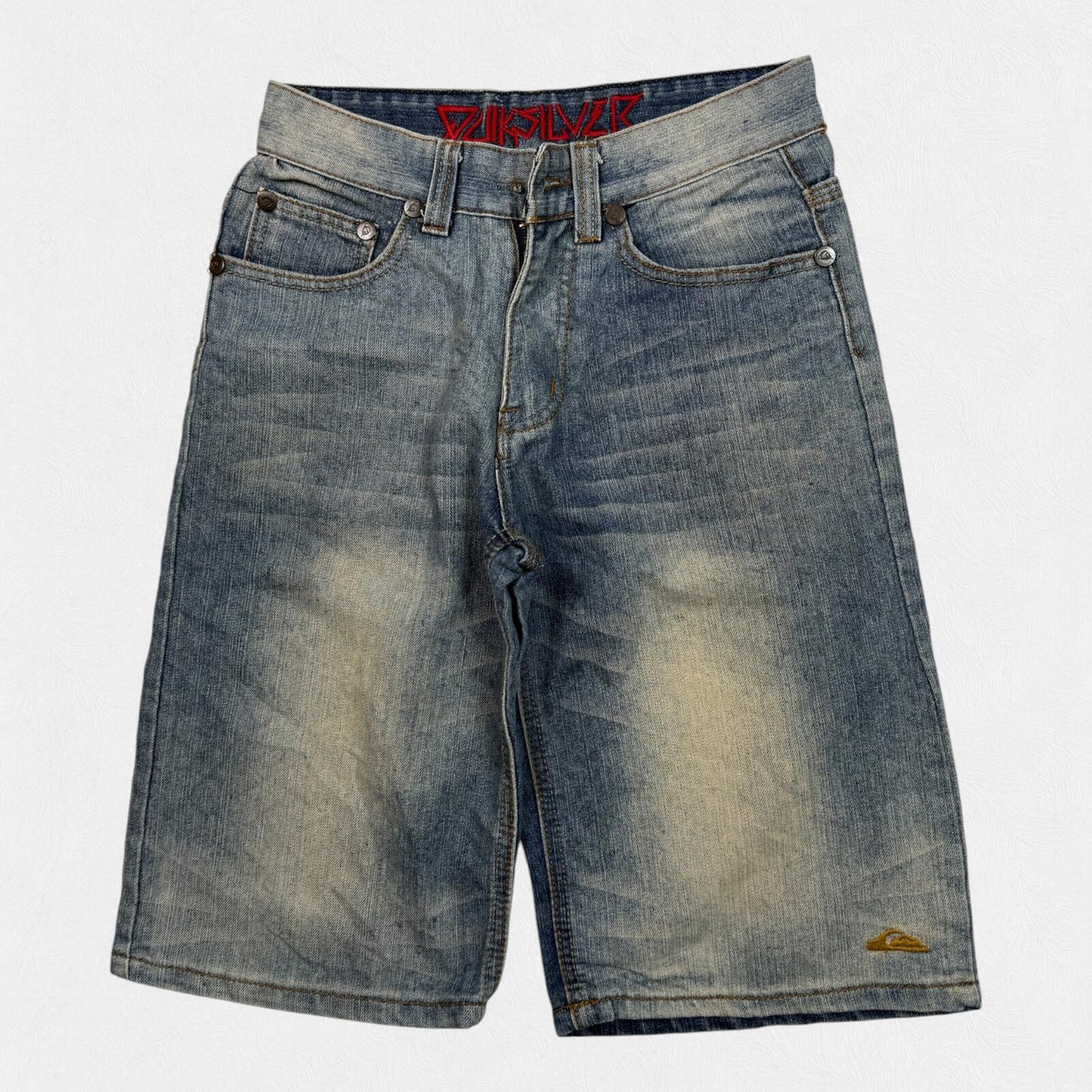 Vintage Y2K Quiksilver surfwear baggy hip hop jorts (W28)