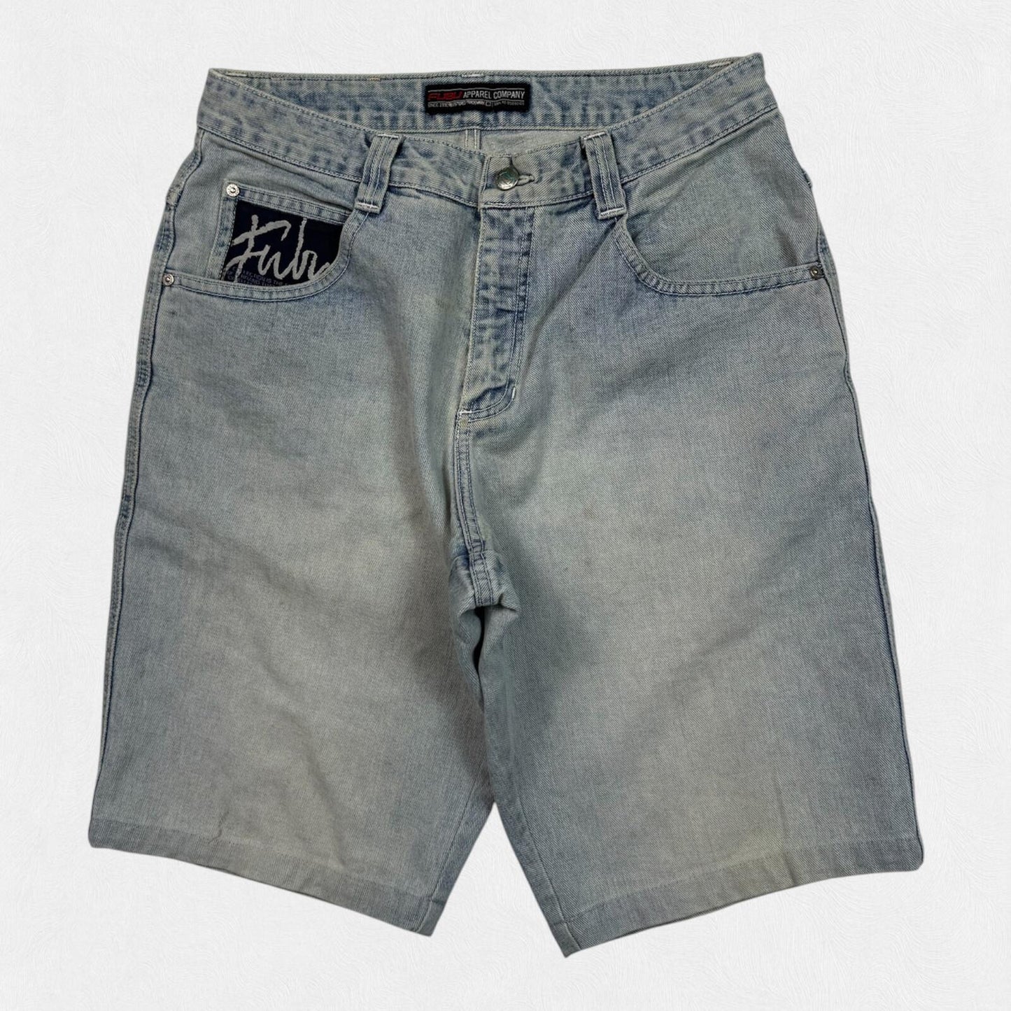 Vintage Fubu baggy hip hop jorts (W32)