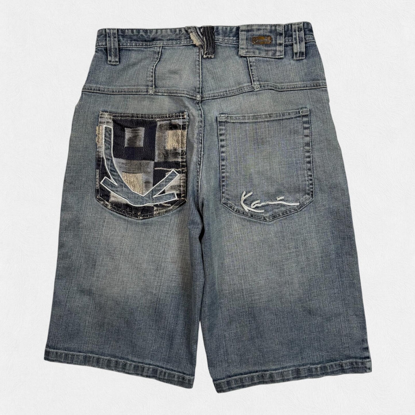 Vintage Y2K Karl Kani baggy hip hop jorts (W34)