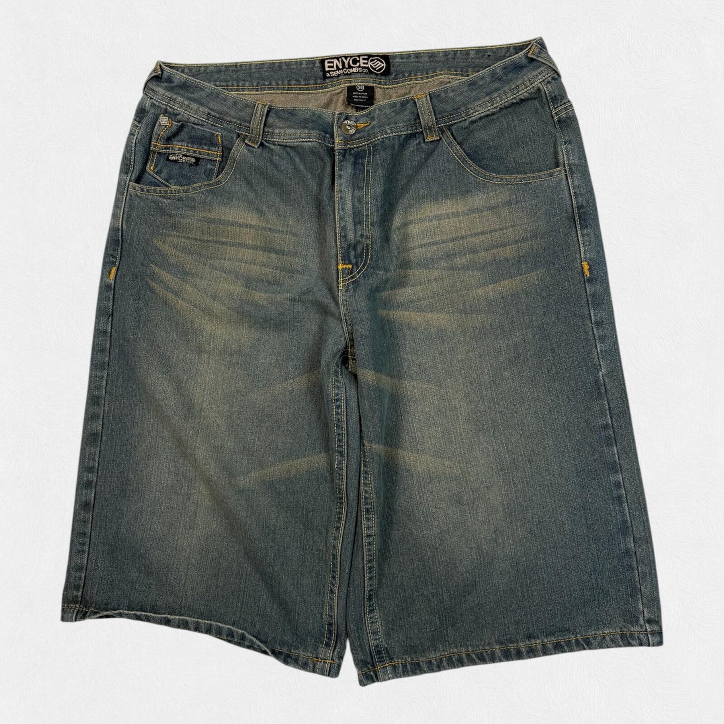 Vintage Y2K Enyce baggy hip hop jorts (W38)