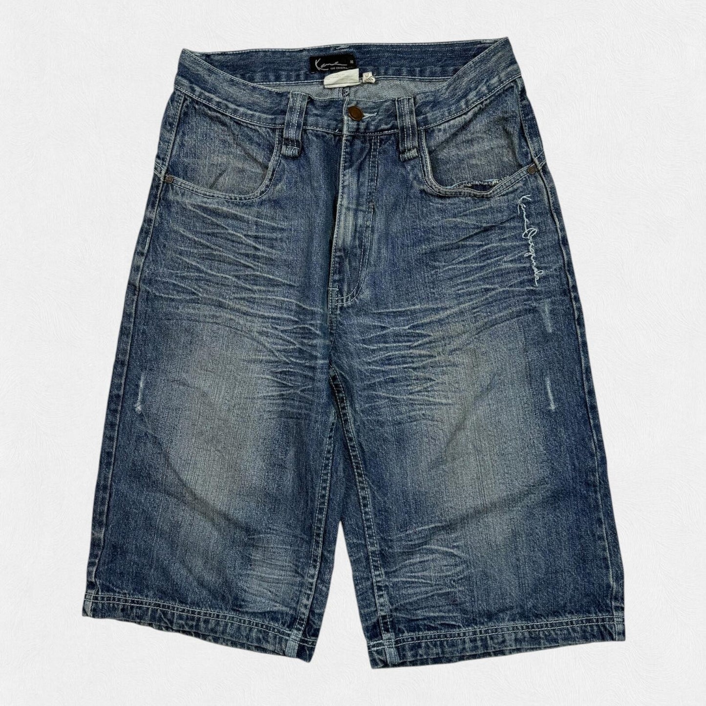 Vintage Y2K Karl Kani baggy hip hop jorts (W30)