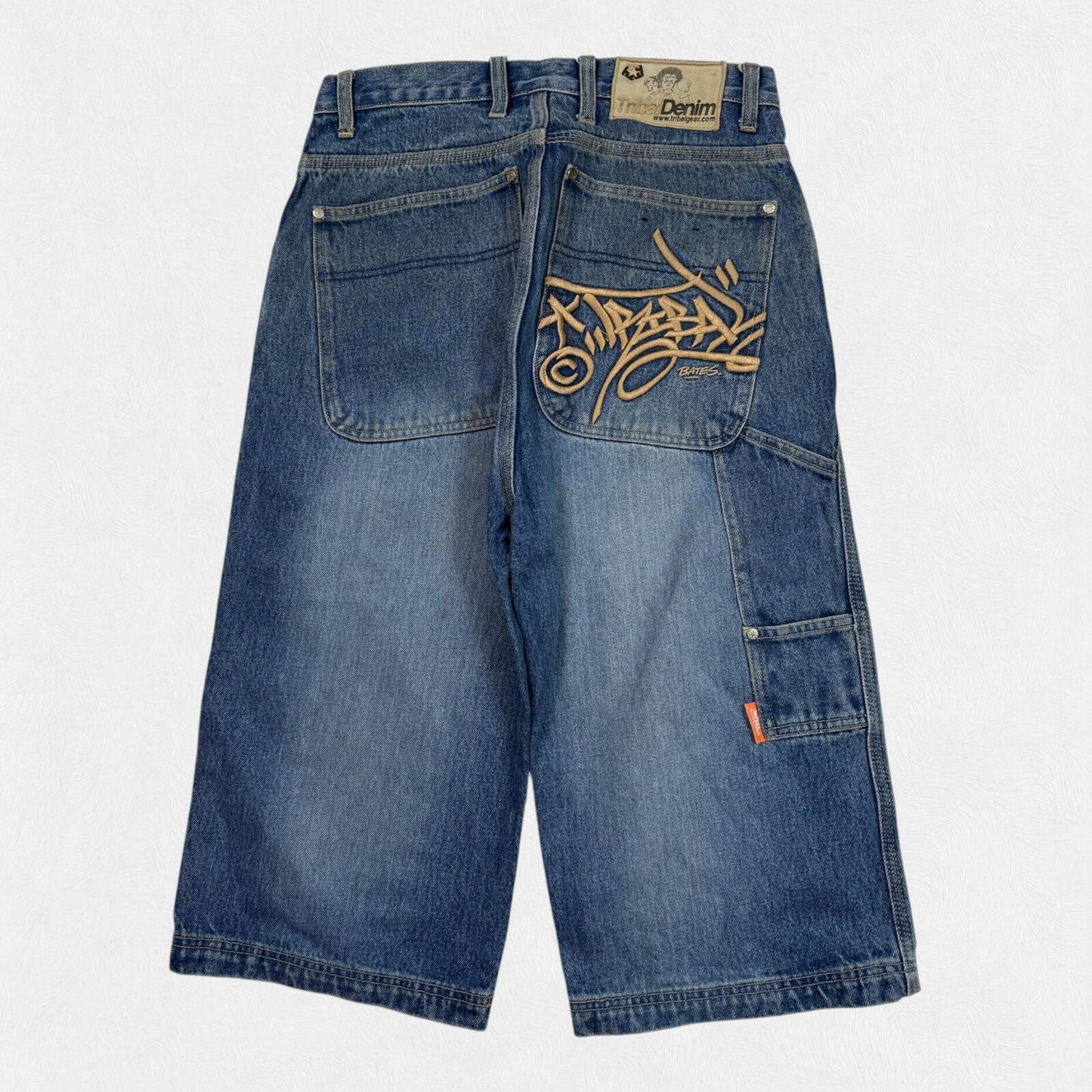 Vintage Y2K baggy hip hop jorts (W28)