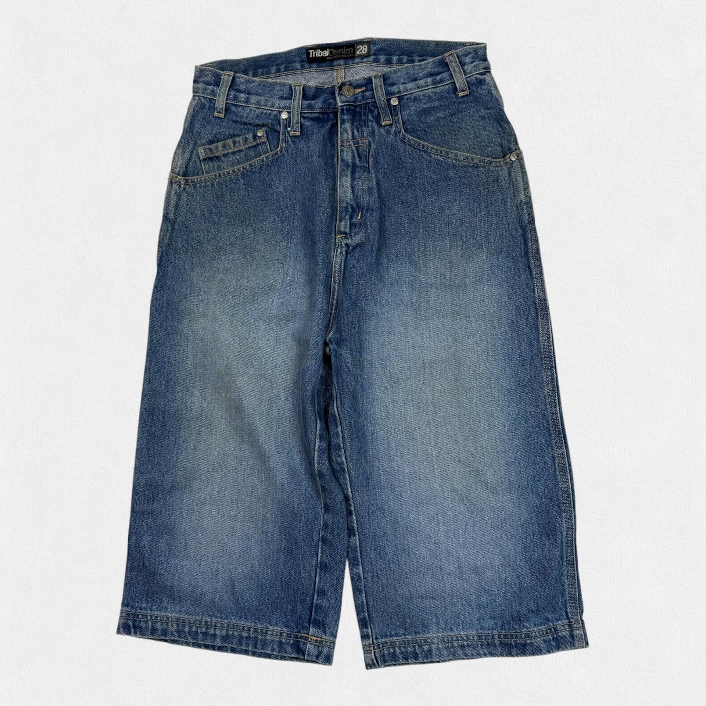 Vintage Y2K baggy hip hop jorts (W28)