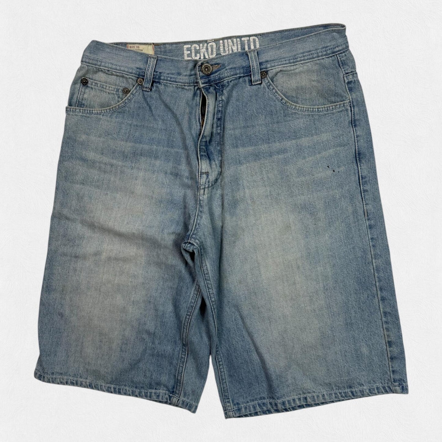 Vintage Y2K Ecko Unltd baggy hip hop jorts (W36)