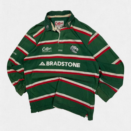 Vintage Leicester Tigers 2005-07 Cotton Traders rugby shirt (L)