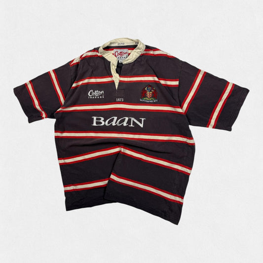 Vintage Gloucester 2002/03 Cotton Traders away rugby shirt (XL)