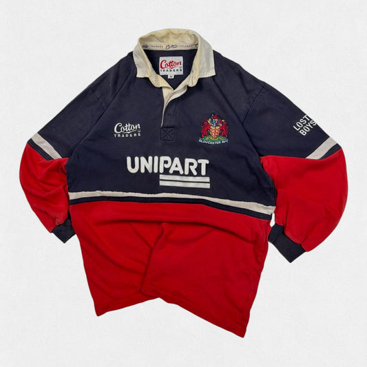Vintage Gloucester 1999-01 Cotton Traders rugby shirt (M)