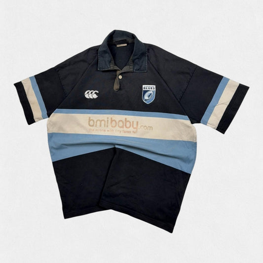 Vintage Cardiff Blues 2004/05 Canterbury rugby shirt (XL)