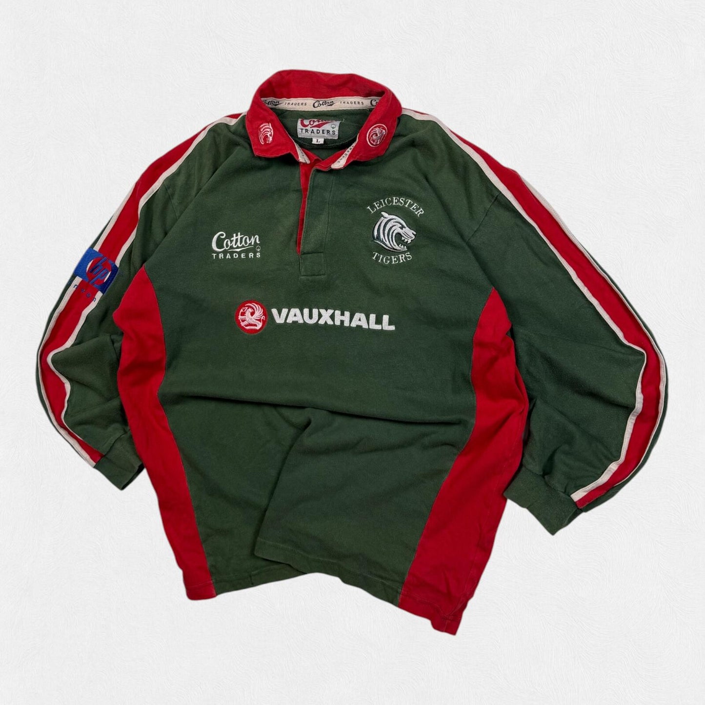 Vintage Leicester tigers 2001/02 Cotton Traders rugby shirt (L)