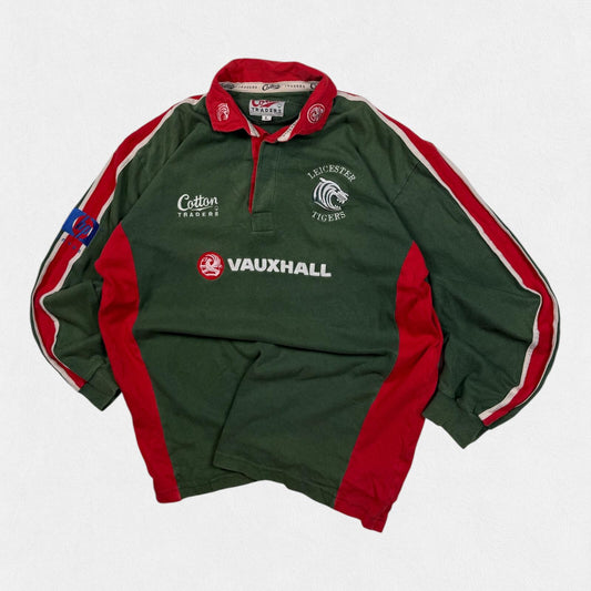 Vintage Leicester tigers 2001/02 Cotton Traders rugby shirt (L)