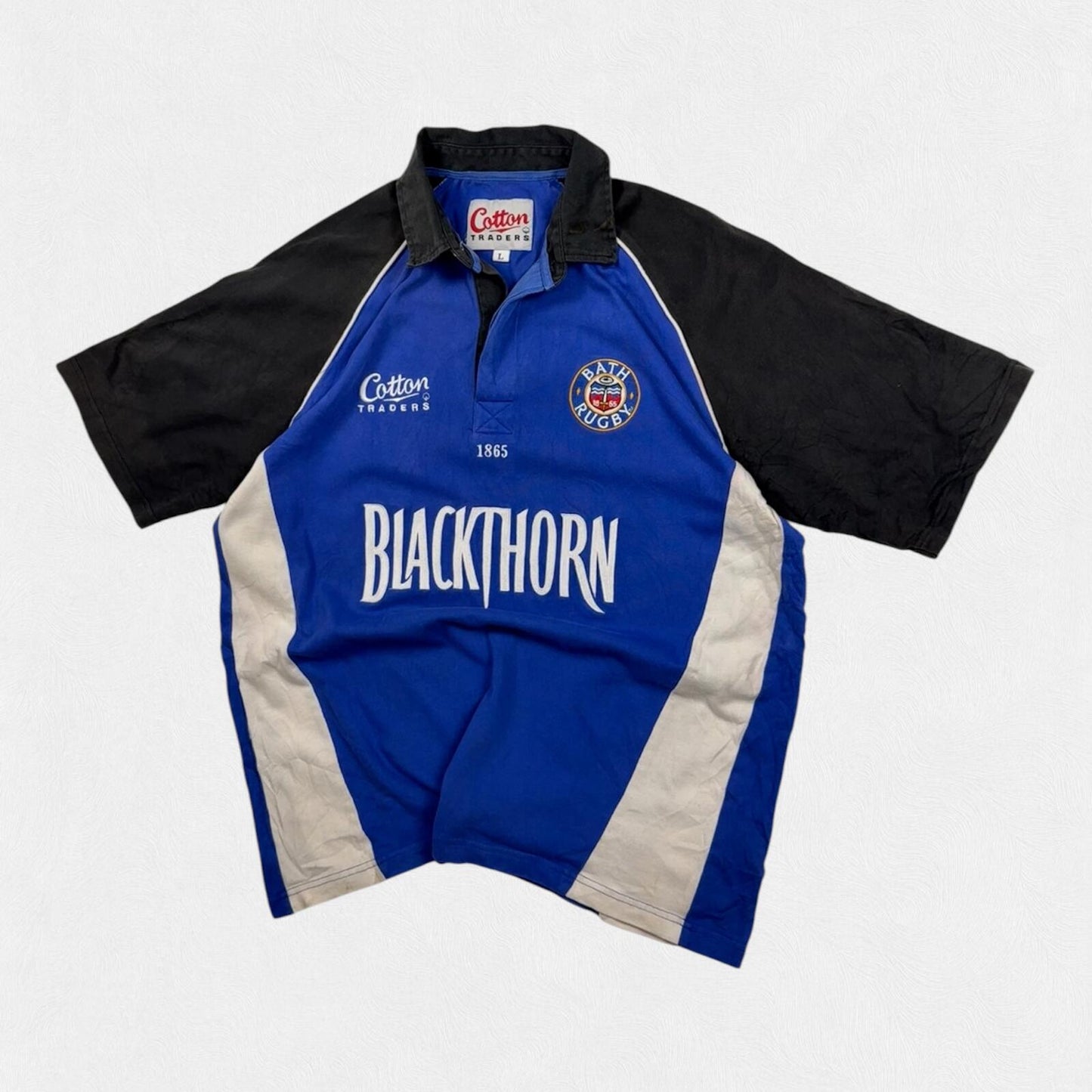Vintage Bath 2003-05 Cotton Traders training rugby shirt (L)
