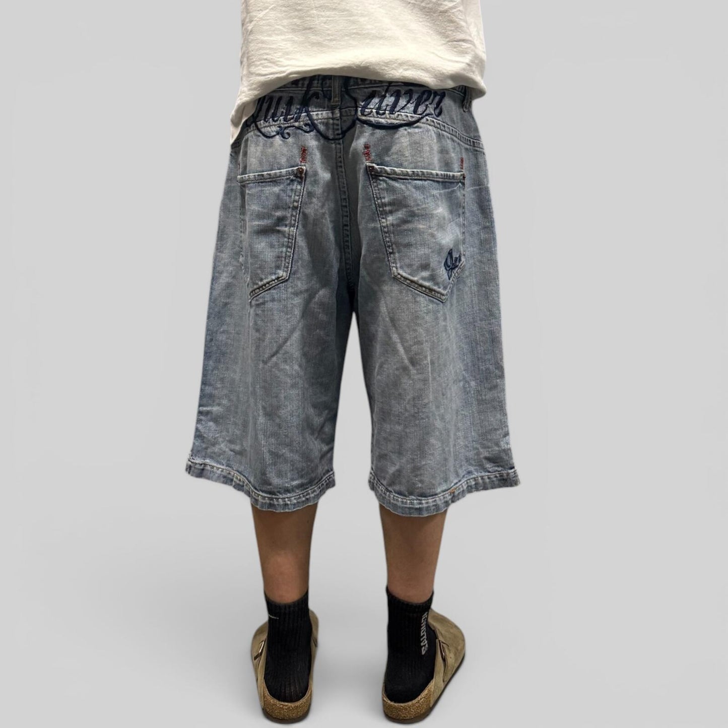 Vintage Y2K Quiksilver surfwear baggy hip hop jorts (W36)