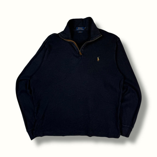 Ralph Lauren quarter zip navy blue