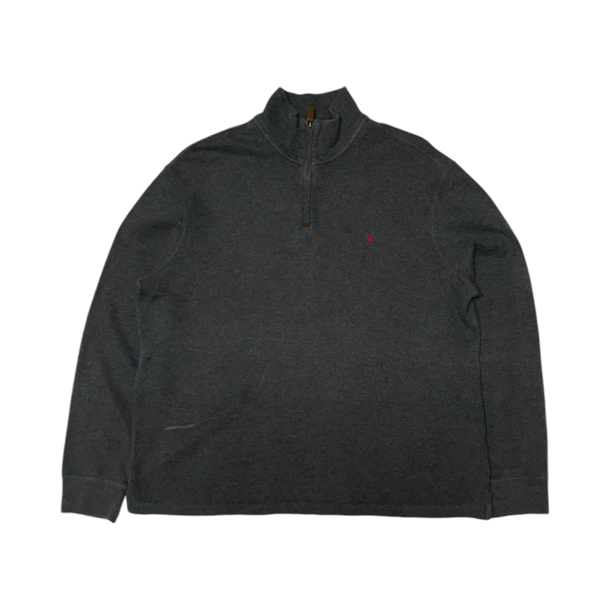 Grey ralph lauren quarter zip