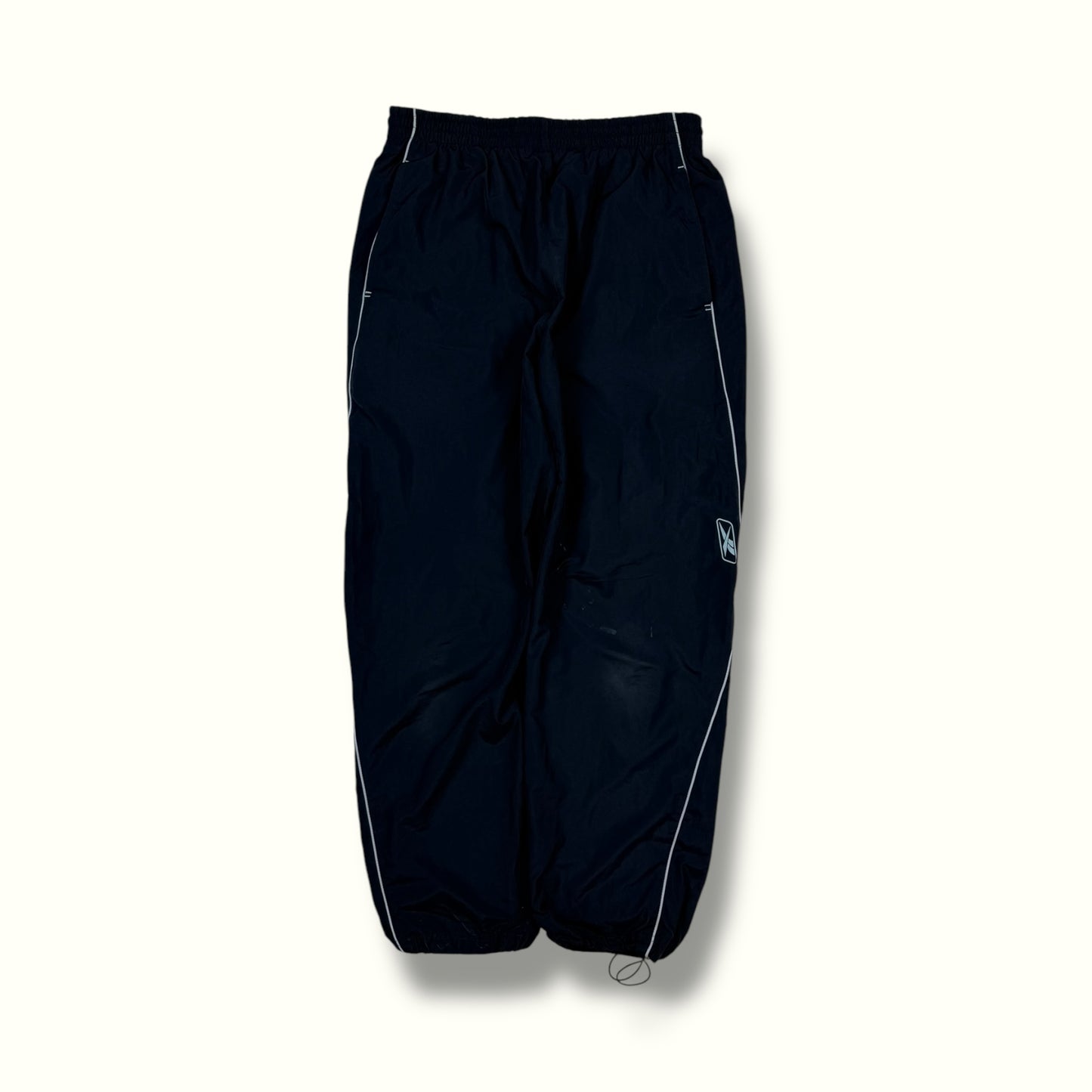 Navy reebok vintage track pants 
