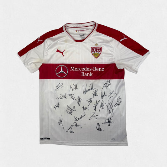 Stuttgart 2016/17 Puma signed home football shirt
