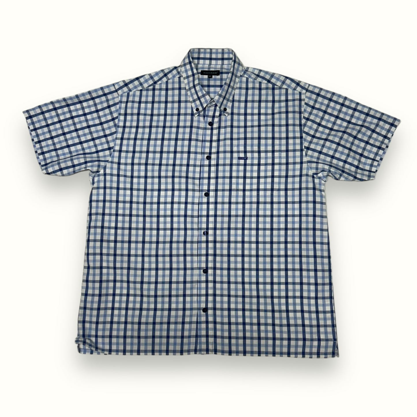 Vintage Kickers short sleeve check shirt (XL)