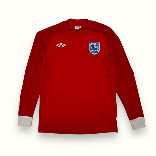 England 2010/11 l/s away football shirt (S)