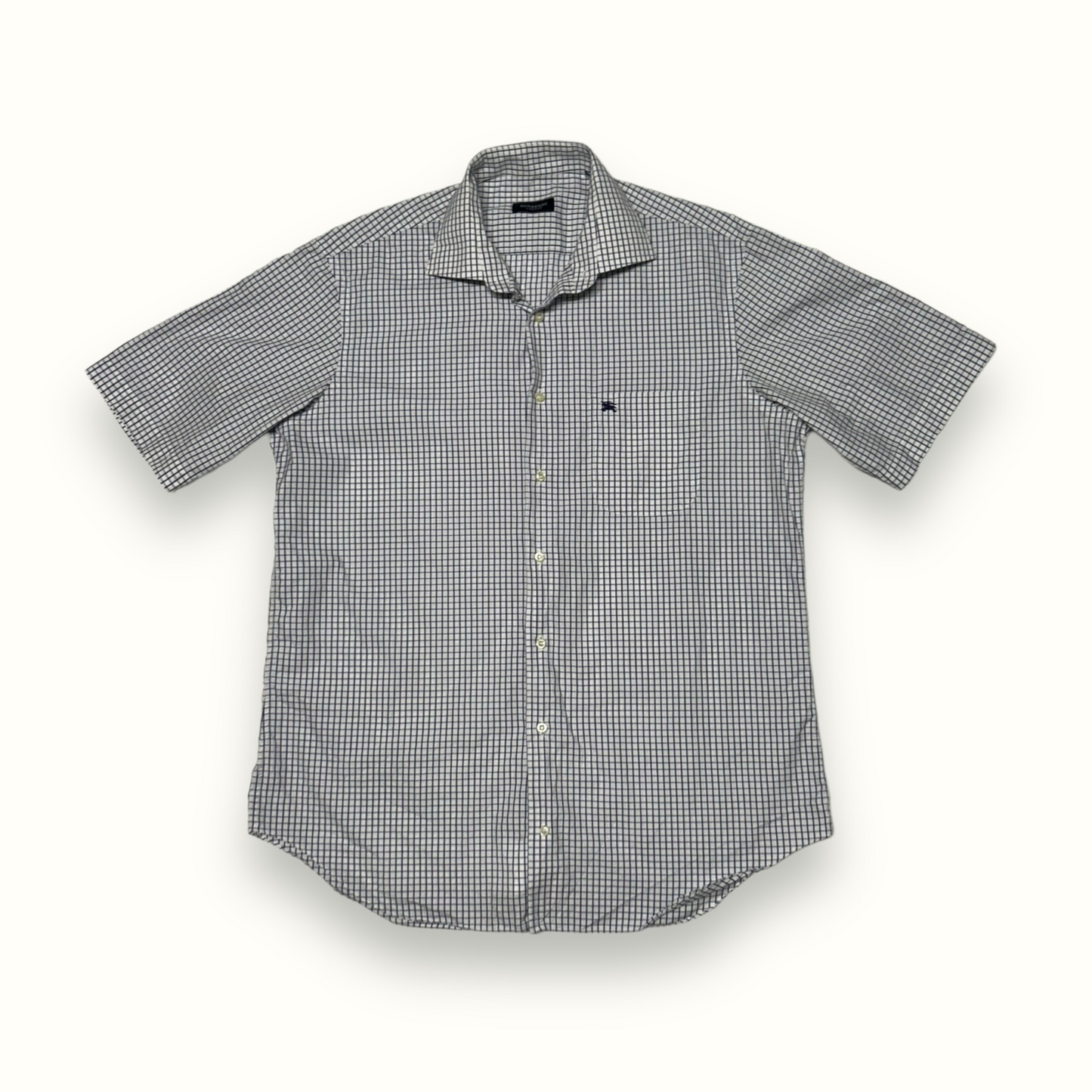 Burberry short sleeve check shirt (L)