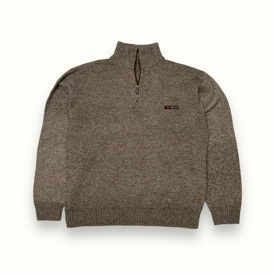 Vintage Diesel quarter zip knit sweater (L)