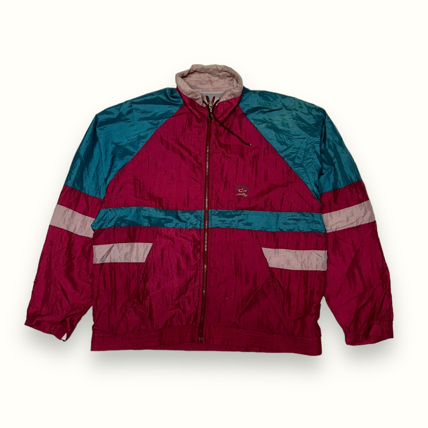 Vintage 90s Paul & Shark Yachting windbreaker shell jacket (L)