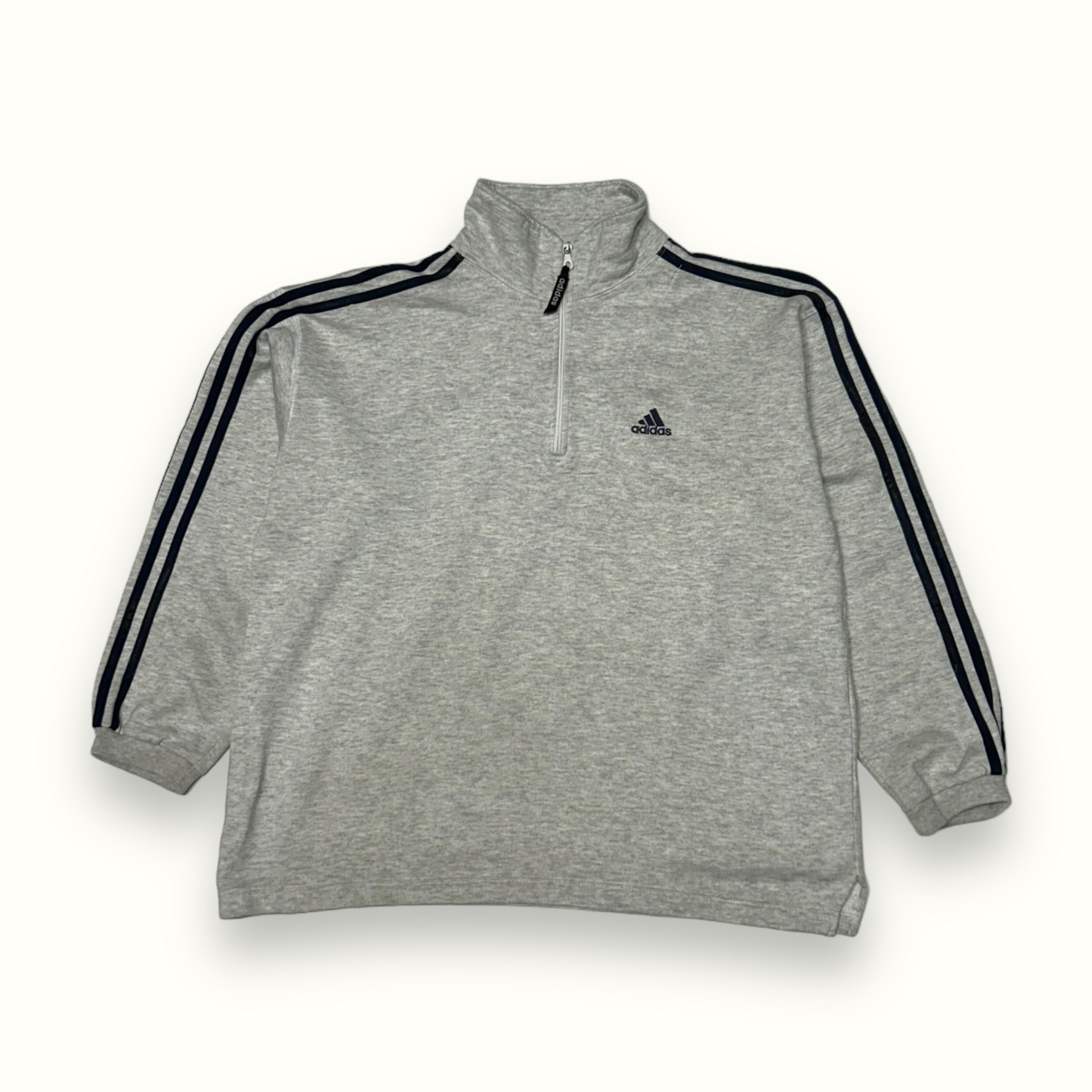 Vintage 80s adidas quarter zip sweatshirt (L)