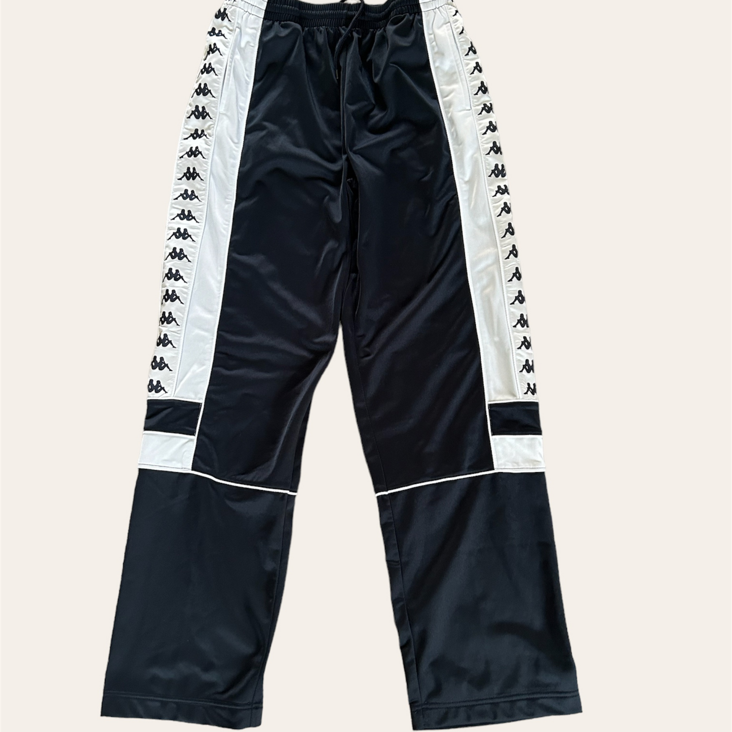 Vintage Kappa side stripe track pants (M)