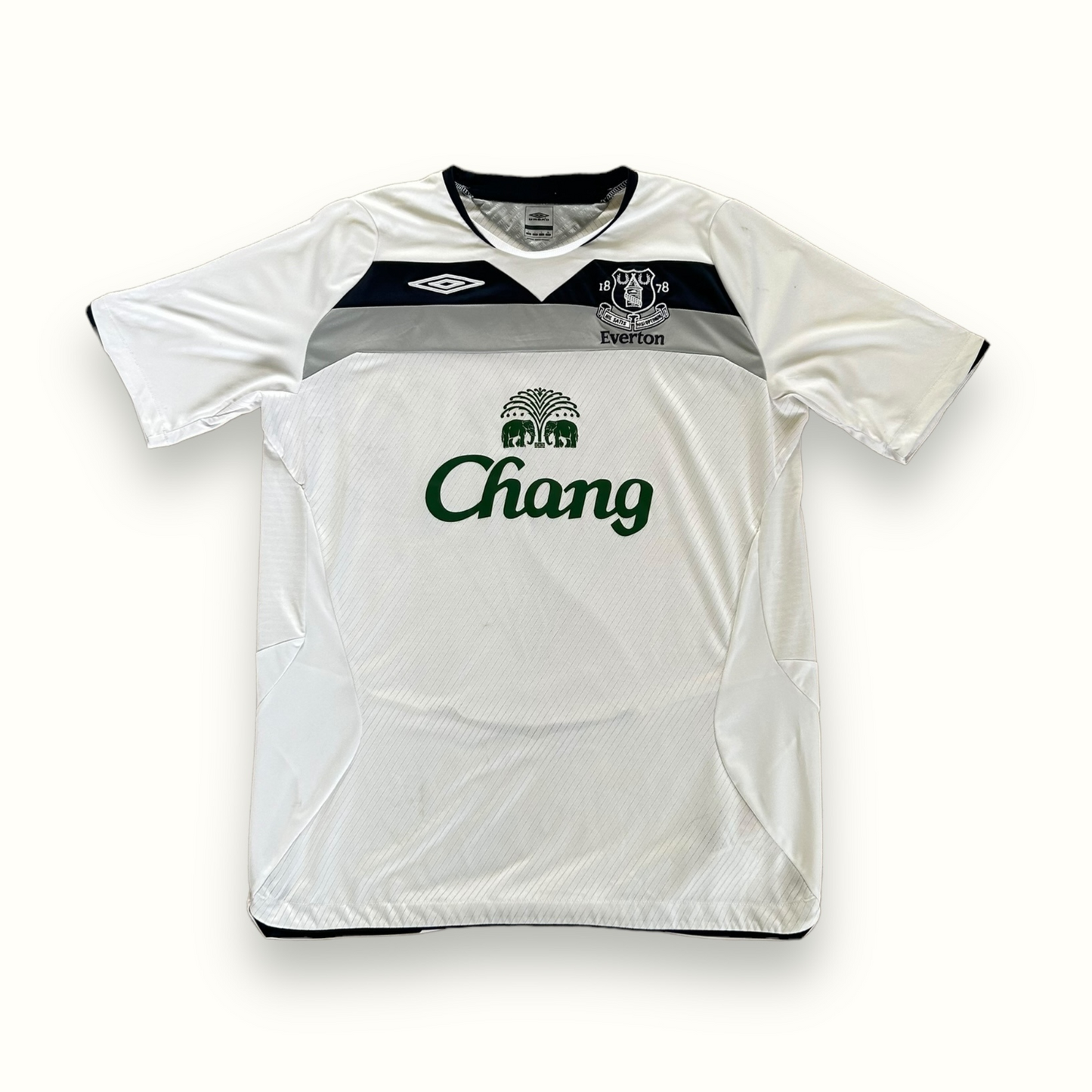 Vintage Everton umbro 2008/09 away football shirt (L)