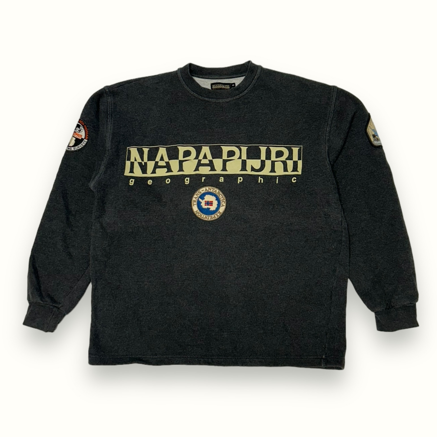 Vintage Napapijri spell out sweatshirt (S)