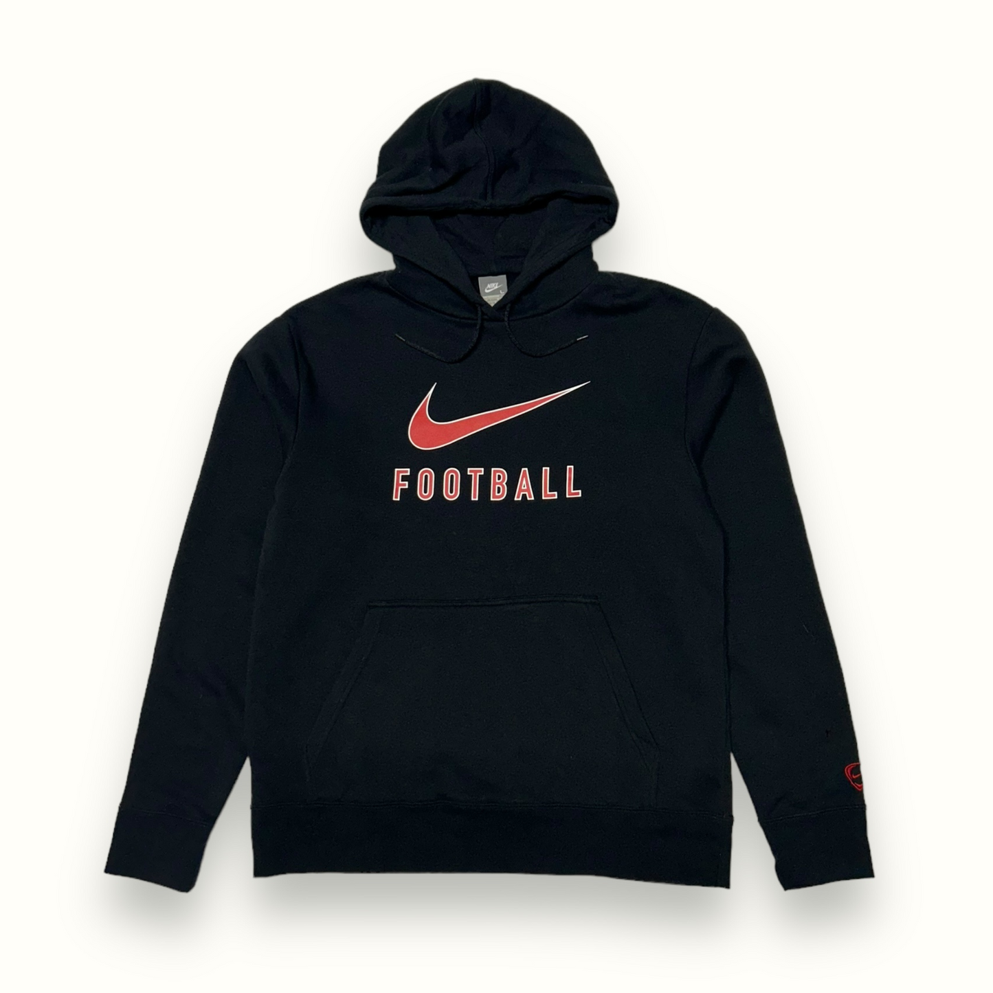 Vintage Nike football centre swoosh hoodie (L)