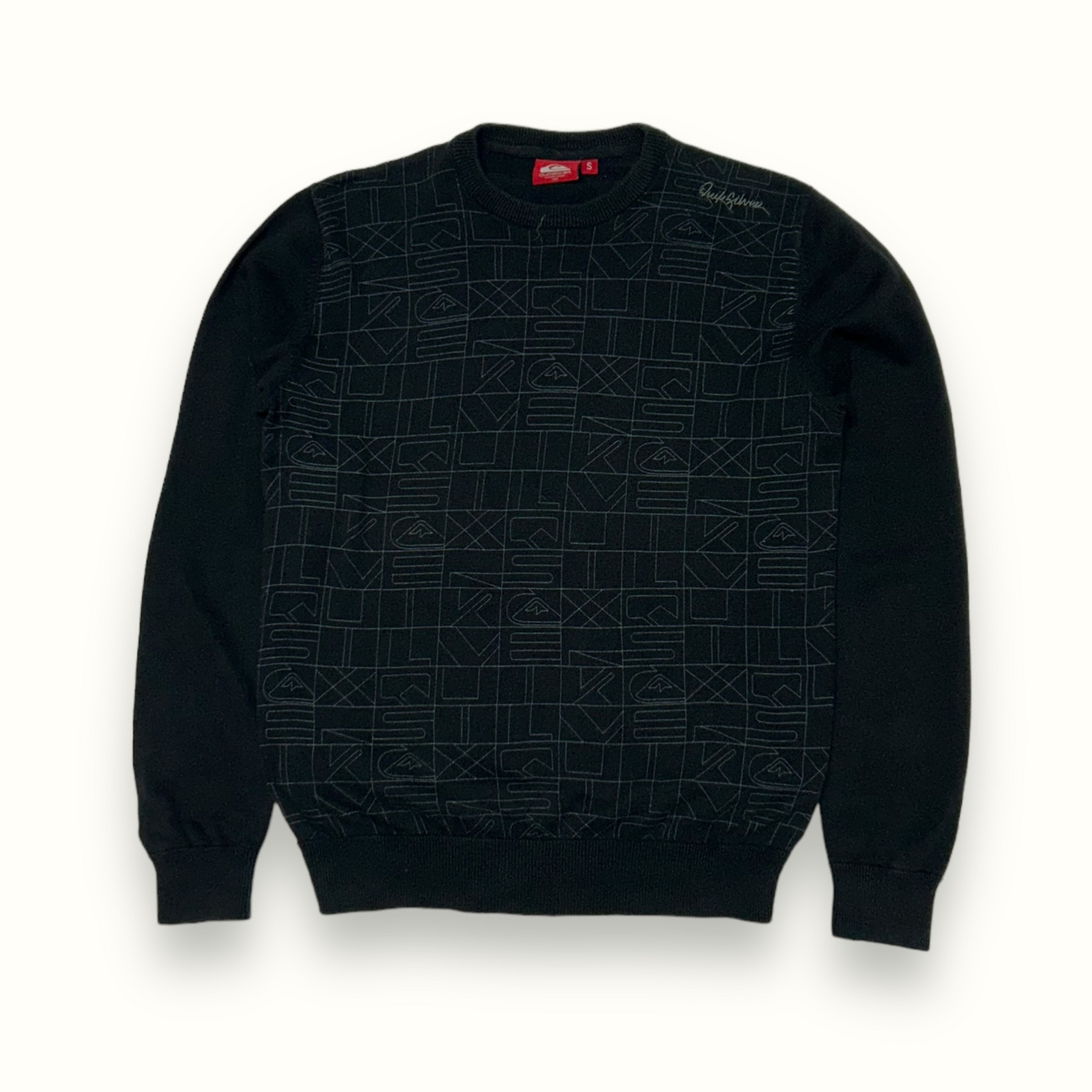 Quiksilver all over print sweater (S)