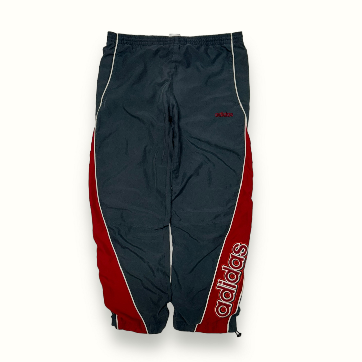 Vintage Adidas spell out track pants (M)