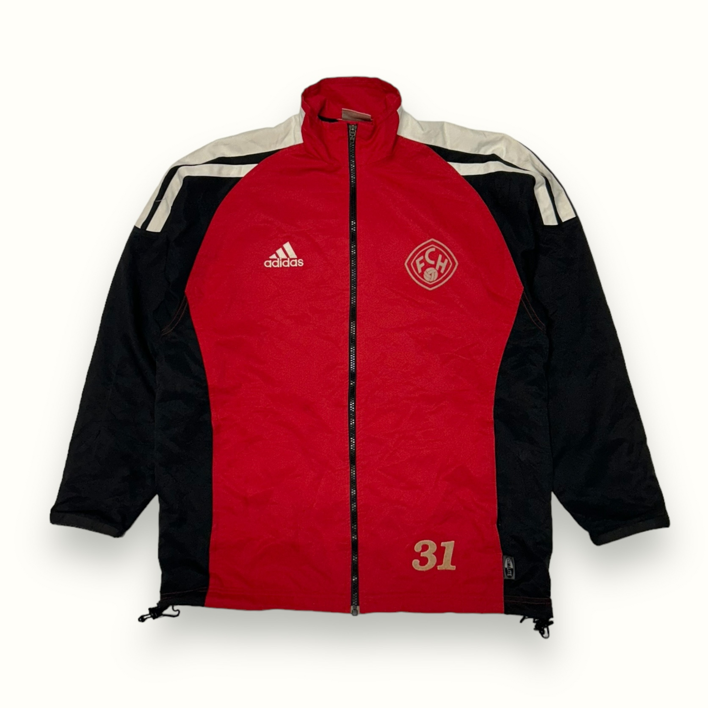 Vintage FC Heidenheim 2002-03 Adidas track jacket (M)