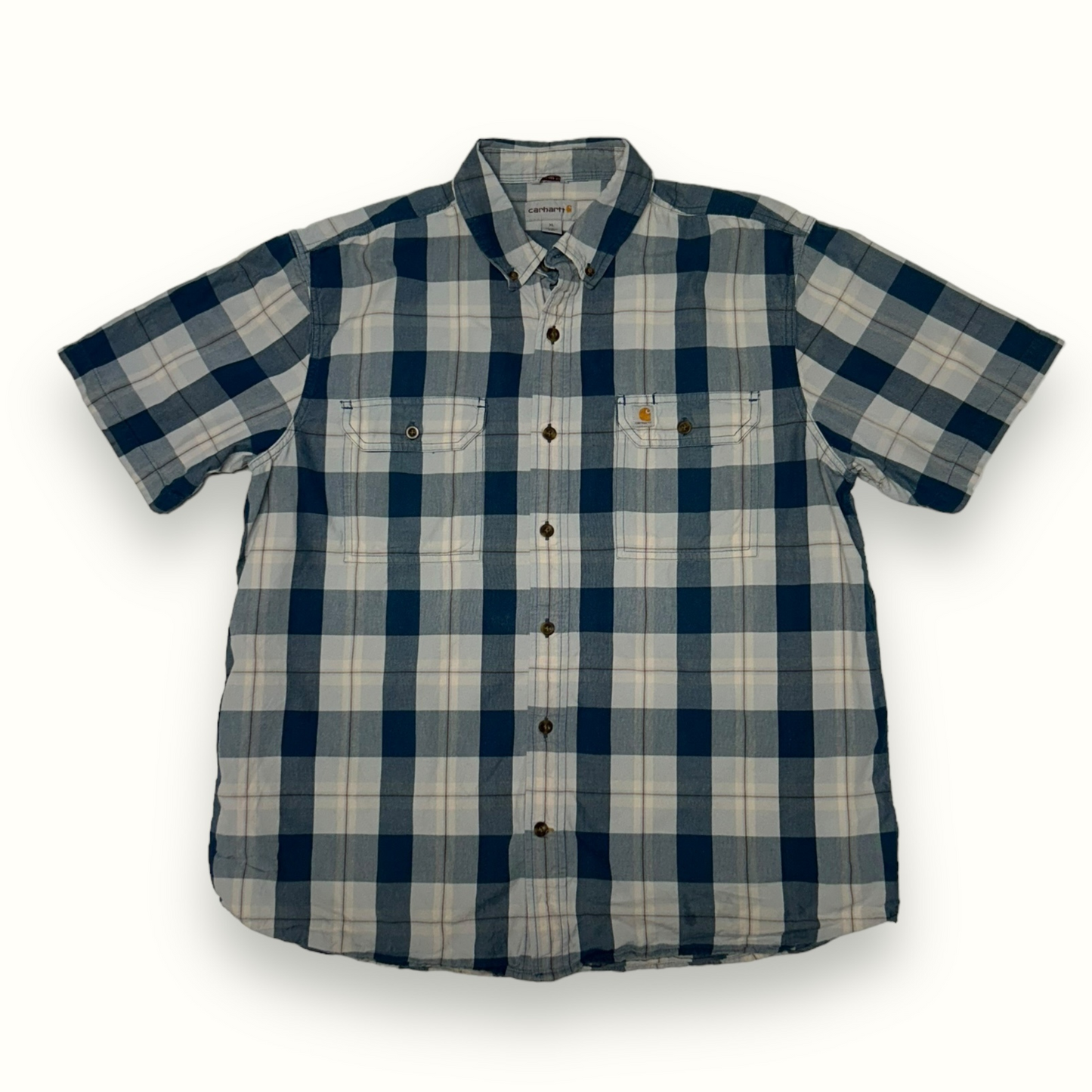 Carhartt short sleeve check shirt (XL)