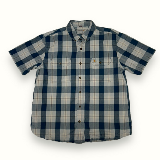 Carhartt short sleeve check shirt (XL)