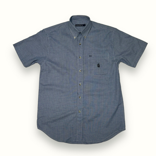 Nautica short sleeve check shirt (M)