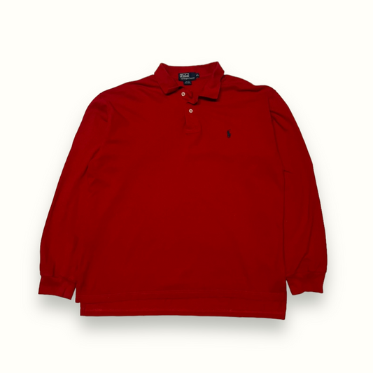 Vintage Ralph Lauren long sleeve polo shirt (XL)