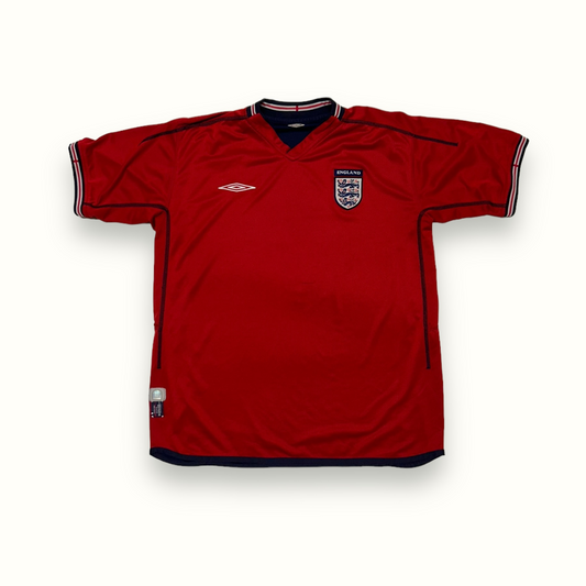 Vintage England 2002-04 reversible away football shirt (XL)