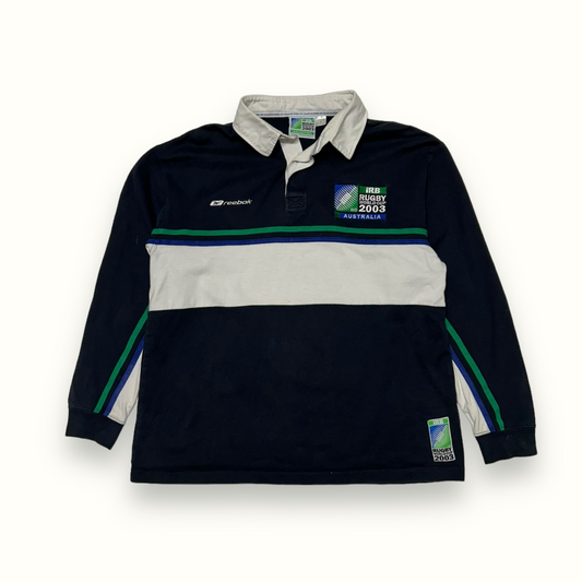 Vintage Reebok Australia 2003 world cup rugby polo (S)