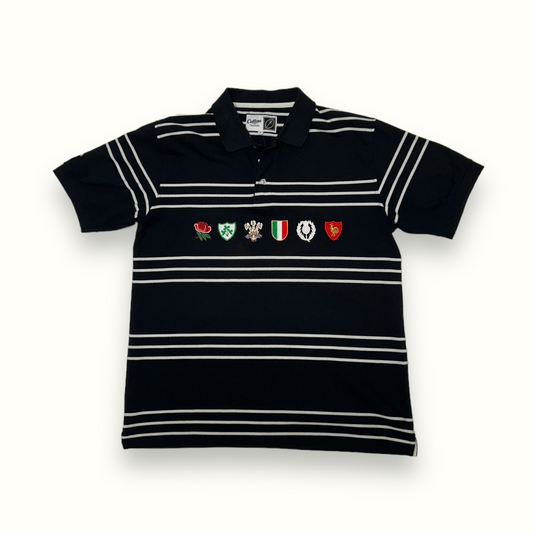 Cotton Traders Six nations rugby polo shirt (L)