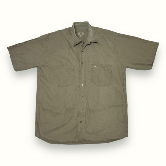 Vintage Camel short sleeve corduroy shirt (XXL)
