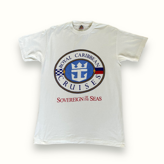 Vintage Royal Caribbean cruises graphic tee (L)