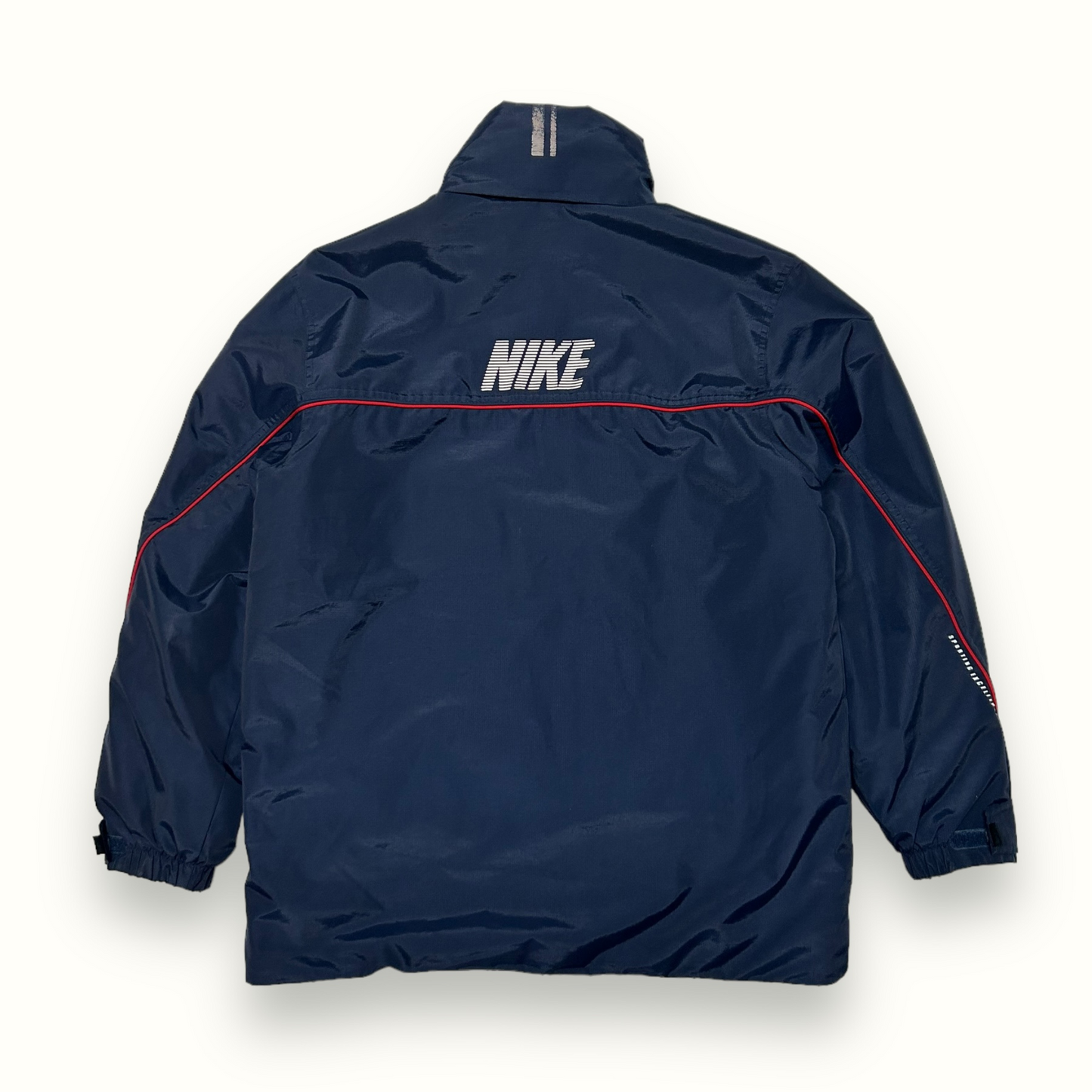 Vintage Nike spell out puffer jacket (L)