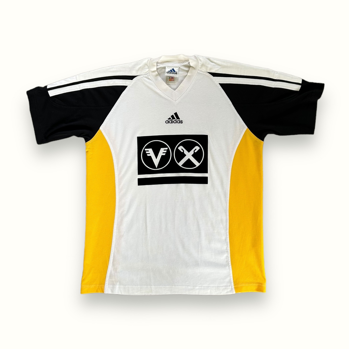 Vintage adidas colour block tee (XL)