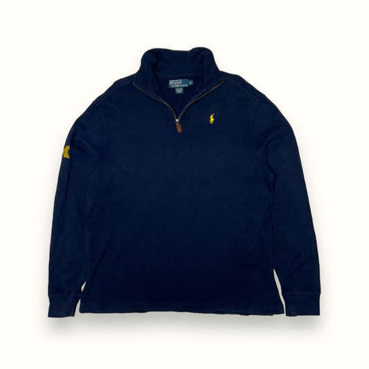 Ralph Lauren Michigan quarter zip sweatshirt (M)