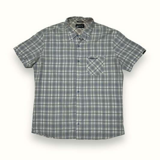 Vintage Billabong short sleeve check shirt (L)